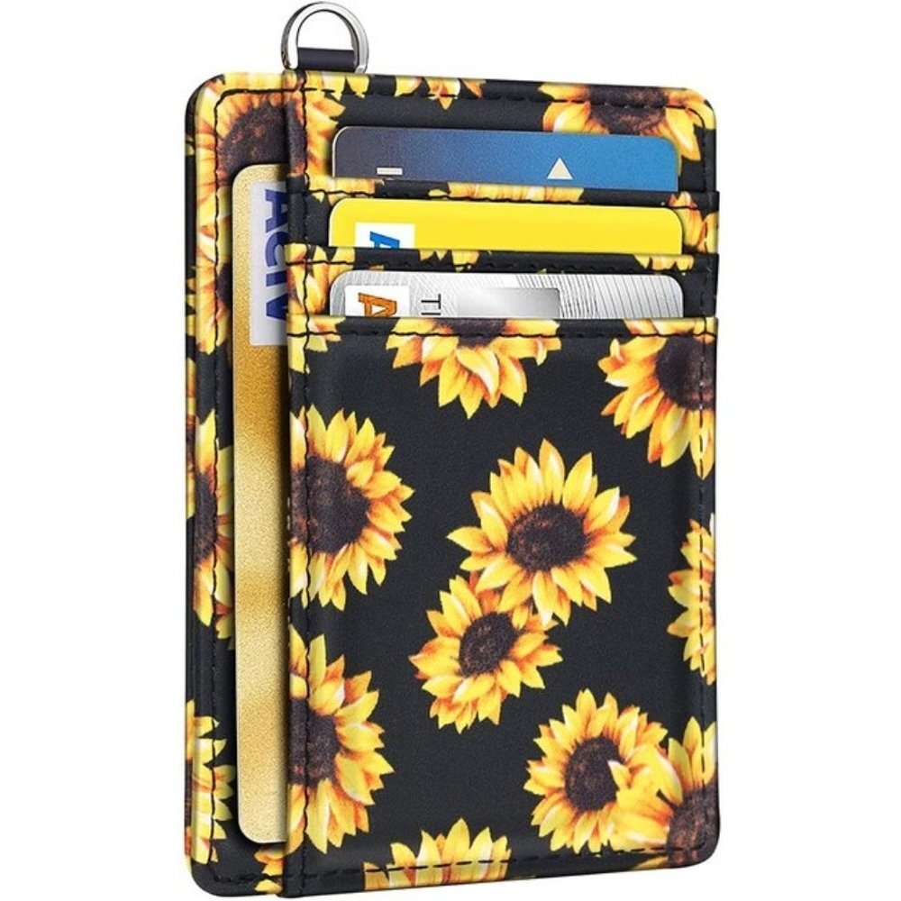 Slim Front Pocket Rfid Id Card Holder Cute Small Wallet